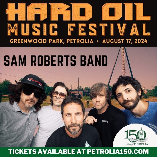 Hard Oil Music Festival- Sam Roberts Band