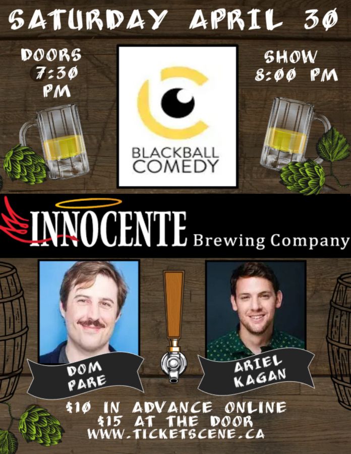Blackball Comedy at Innocente Brewery