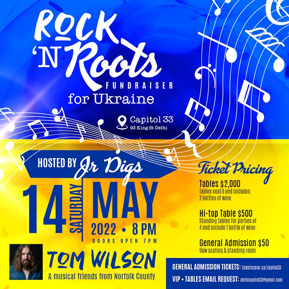 Rock'n Roots Fundraiser for Ukraine