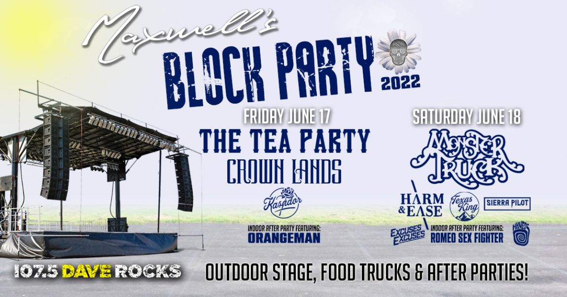 Maxwell's Block Party 2022 (Weekend Passes)