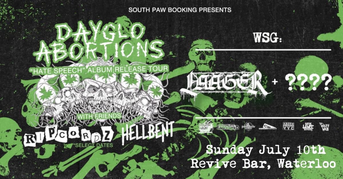 Dayglo Abortions at Revive Game Bar