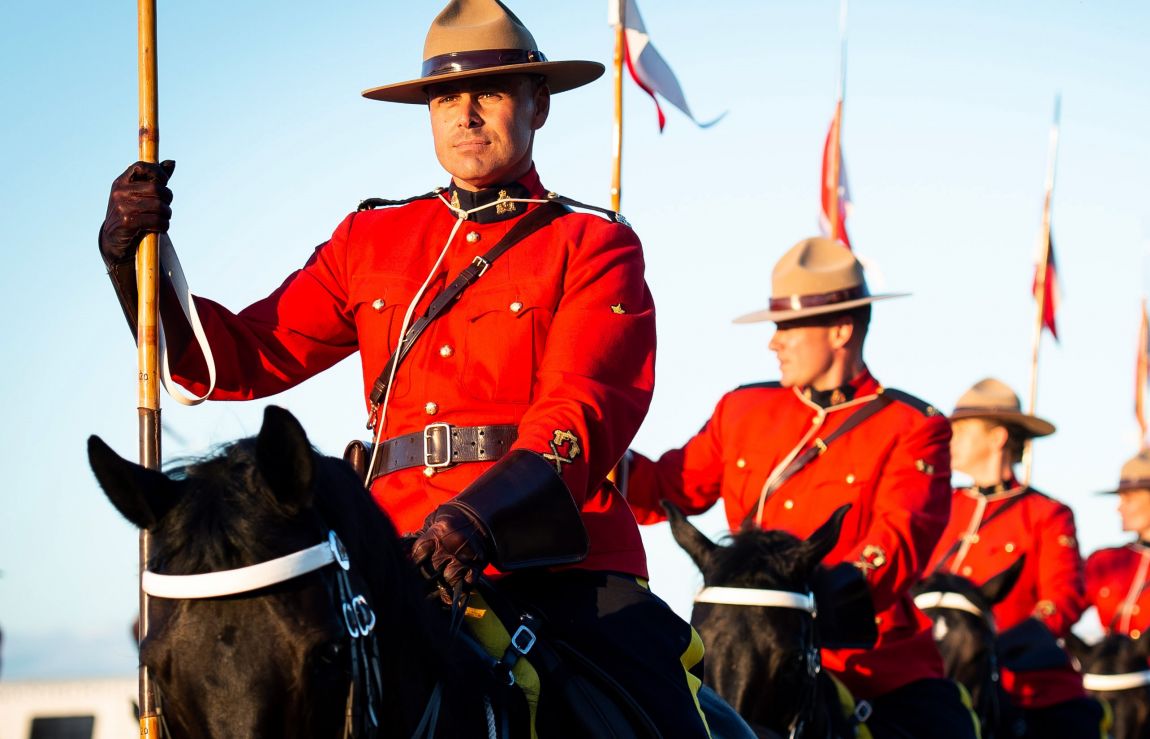 RCMP Musical Ride At The Burford Fairgrounds