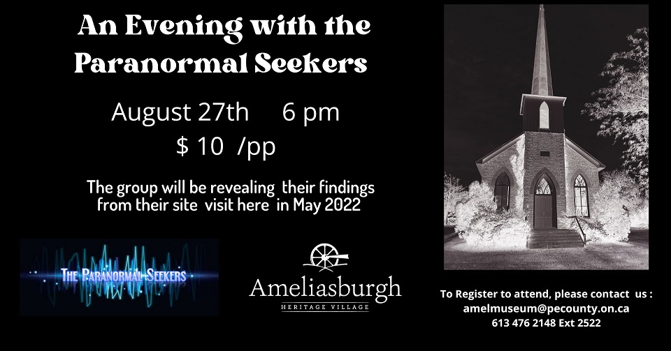An Evening with The Paranormal Seekers