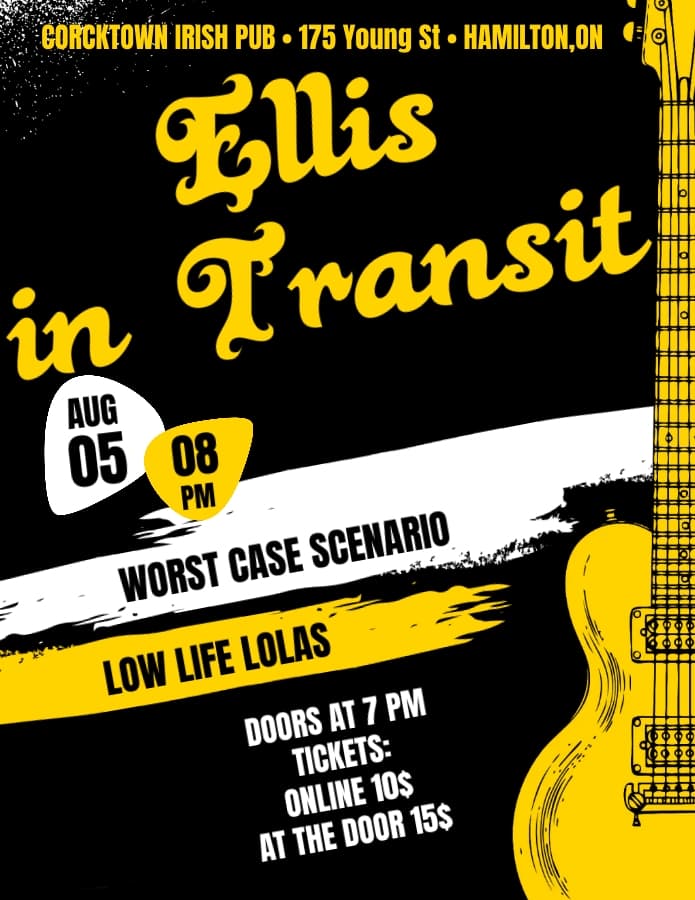 Ellis in Transit, Low life Lolas, and WCS [Live @Corktown Pub]