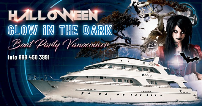 Halloween Glow In The Dark Boat Party Vancouver 2022