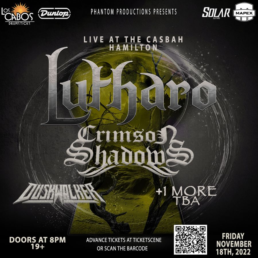 Lutharo, Crimson Shadows, Duskwalker and Sludgehammer Live at the Casbah Hamilton