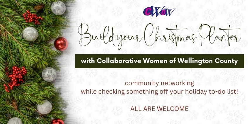Build Your Christmas Planter with CWOW