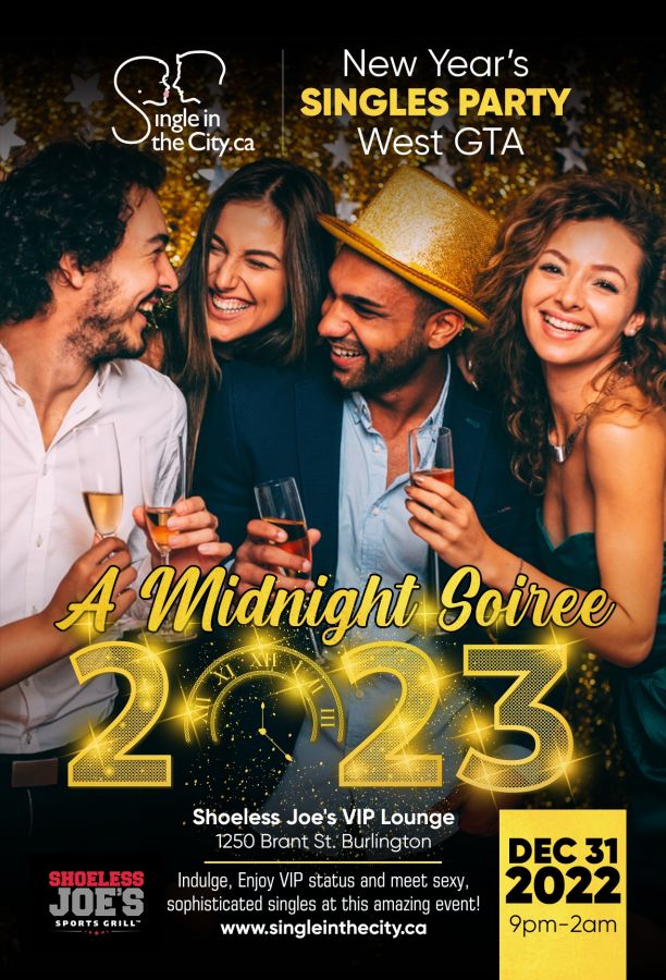 New Year’s Singles Party West GTA “A Midnight Soiree