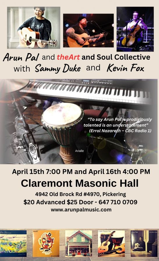 Arun Pal and theArt and Soul Collective with Sammy Duke and Kevin Fox 