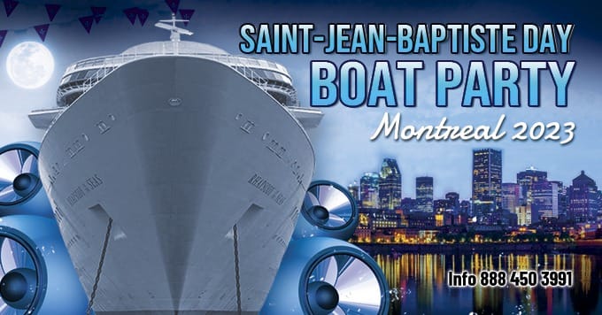 Saint-Jean-Baptiste Day Boat Party Montreal 2023