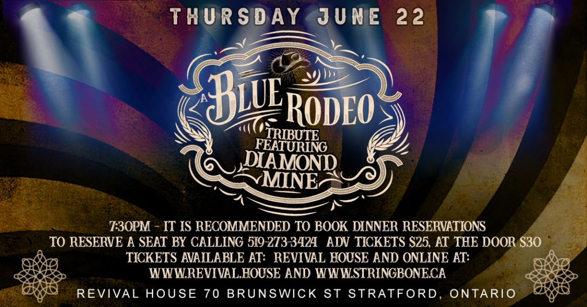 BLUE RODEO Tribute Featuring Diamond Mine
