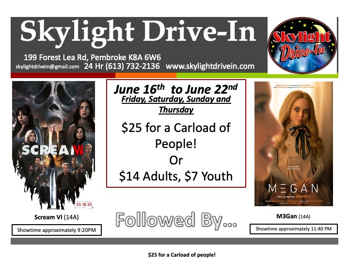 Skylight Drive-In   ScreamVI With M3gan