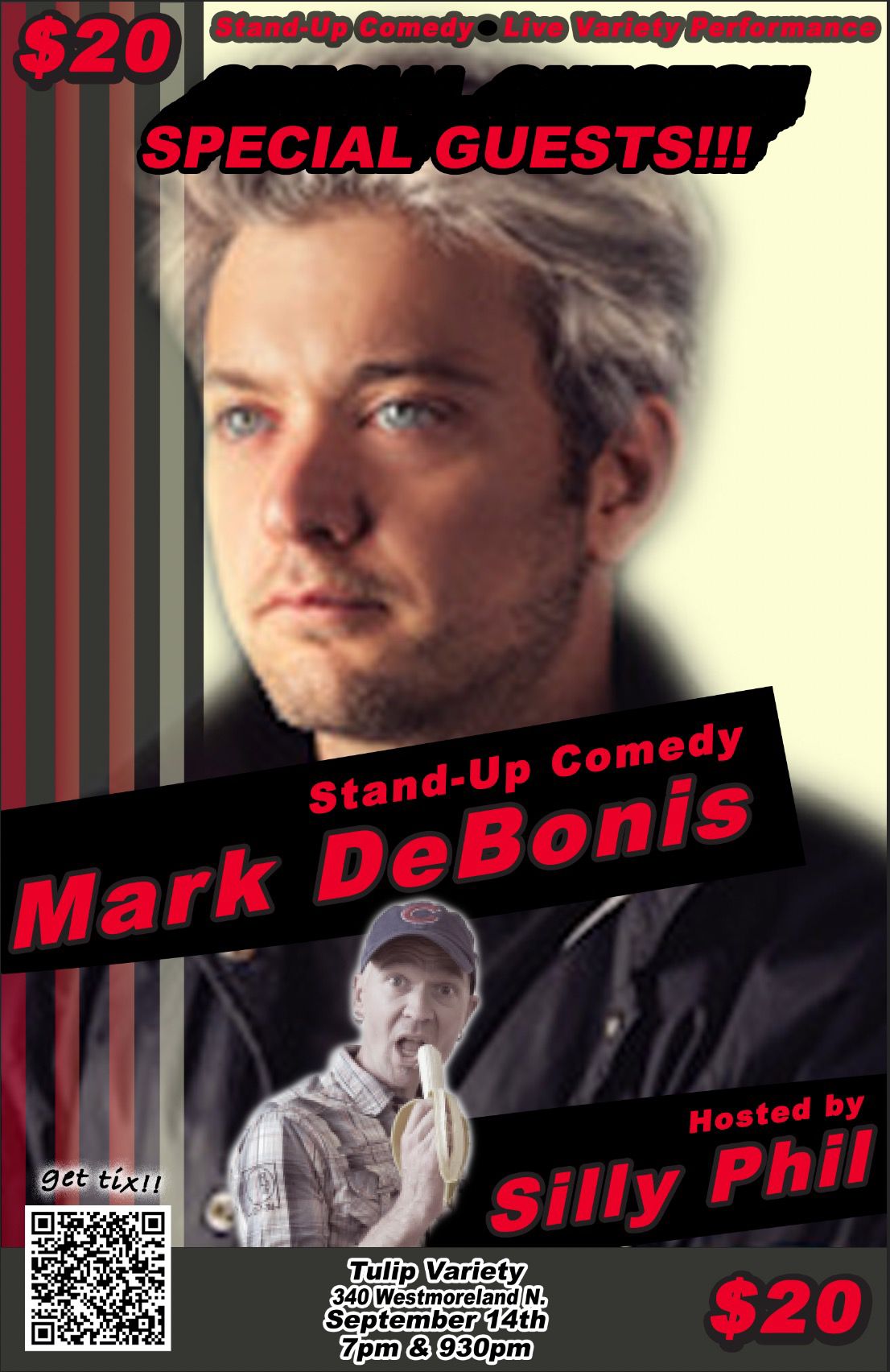 Comedy and Variety Show featuring Mark DeBonis