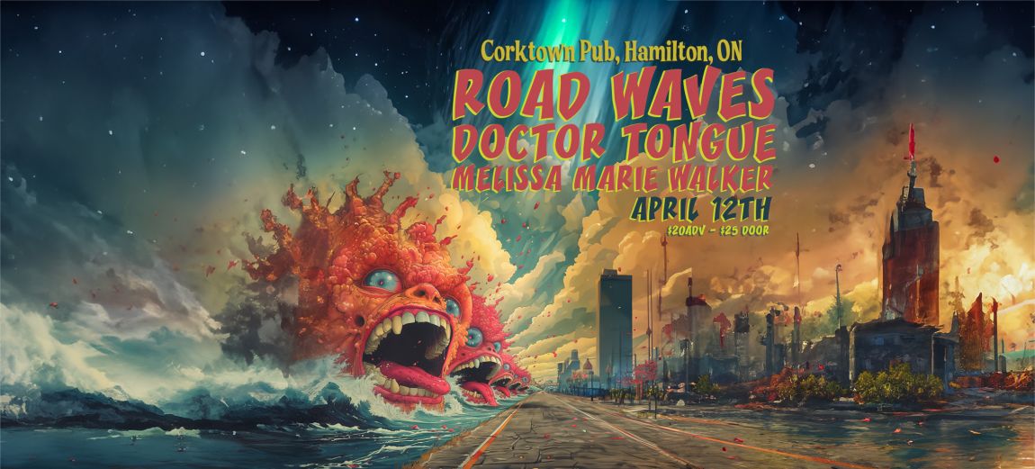 Road Waves, Doctor Tongue, Melissa Marie Walker — Hamilton, ON — April 12th, 2024