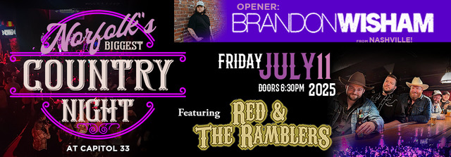 Norfolks Biggest Country Night - ft: Red and the Ramblers